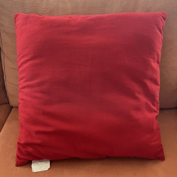 Vintage Christmas Throw Pillow 16” I've Been Beary Good This Year Bear Angel - Picture 2 of 3